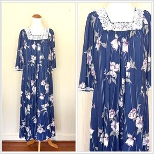 VTG Made in Hawaii Floral Maxi